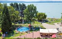 Schöne Aussicht auf den Plattensee vom Hotel Club Tihany