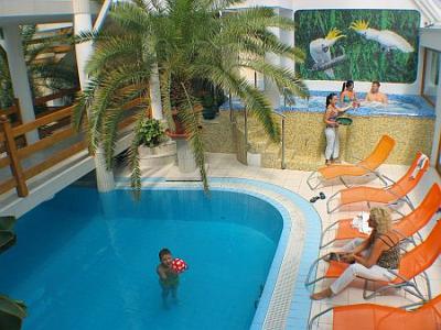 Vorgeheiztes Hallenbad im Wellness Hotel Kakadu in Keszthely  - ✔️ Wellness Hotel Kakadu*** Keszthely ✔️ Kakadu Hotel Keszthely