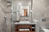 Das schöne Badezimmer des Sirius Hotels am Balaton